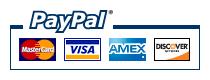 Pay with Credit Card or PayPal!
